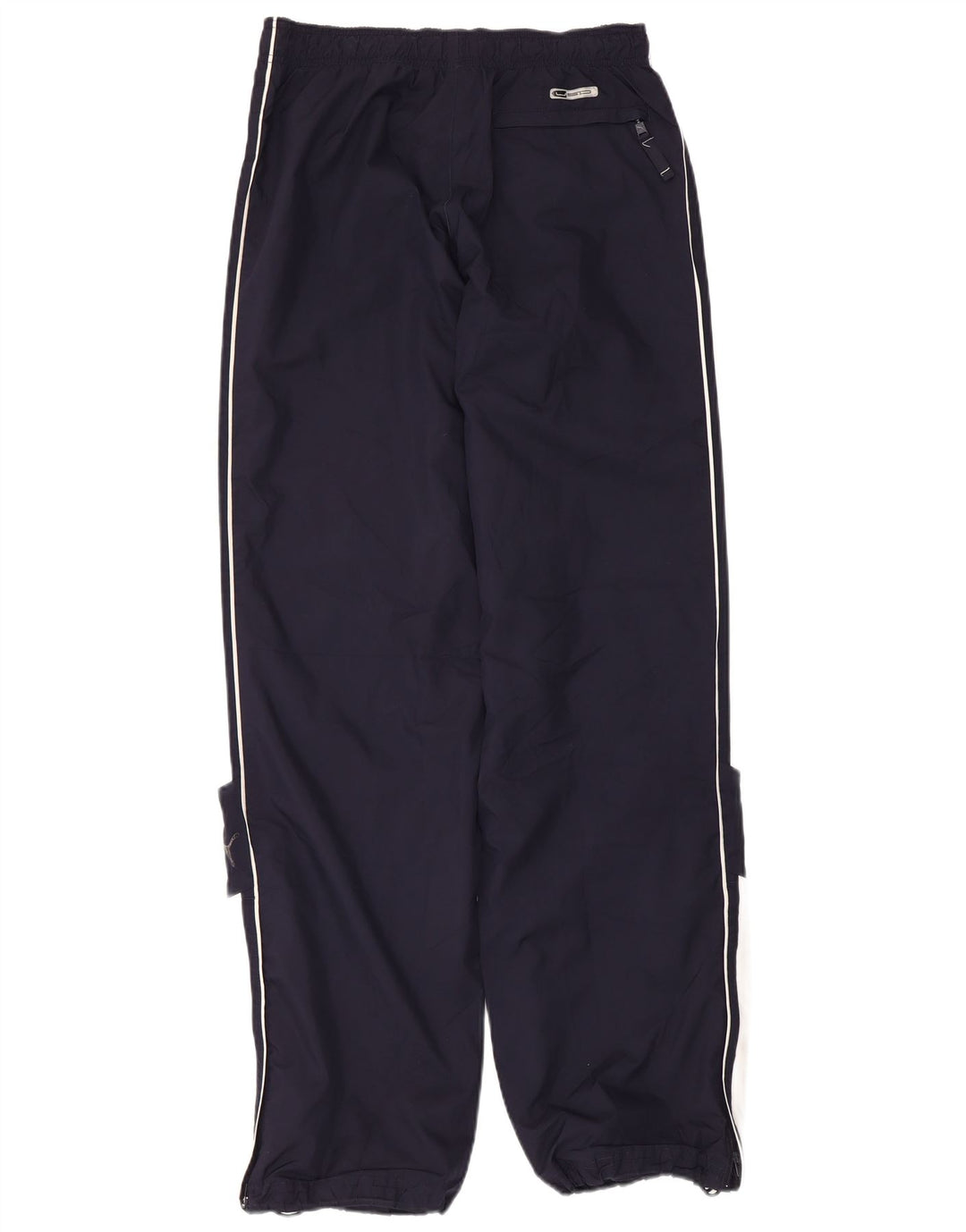 Puma Mens Tracksuit Trousers Joggers Large Navy Blue Colourblock Polyester