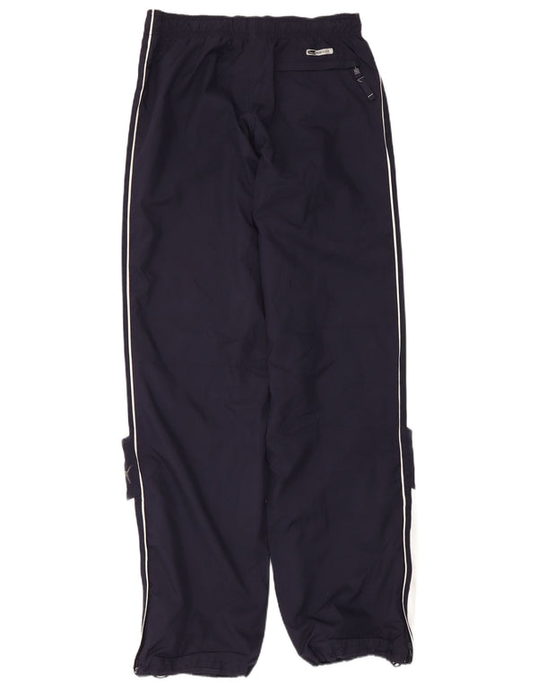 Puma Mens Tracksuit Trousers Joggers Large Navy Blue Colourblock Polyester