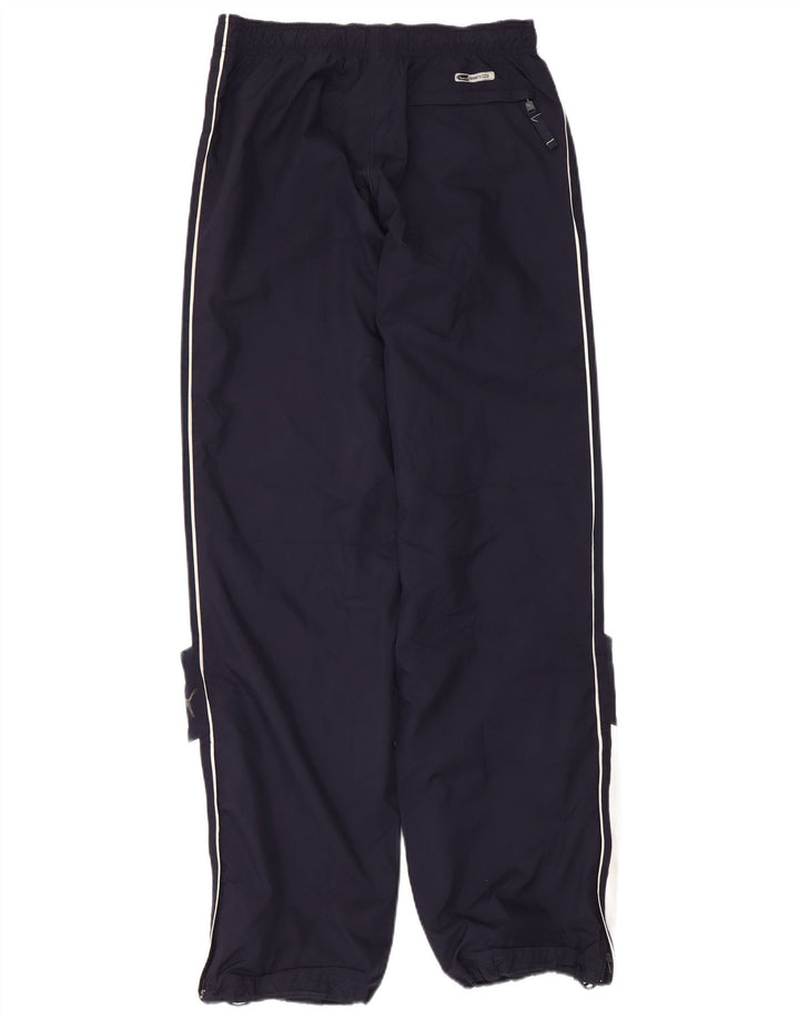 Puma Mens Tracksuit Trousers Joggers Large Navy Blue Colourblock Polyester