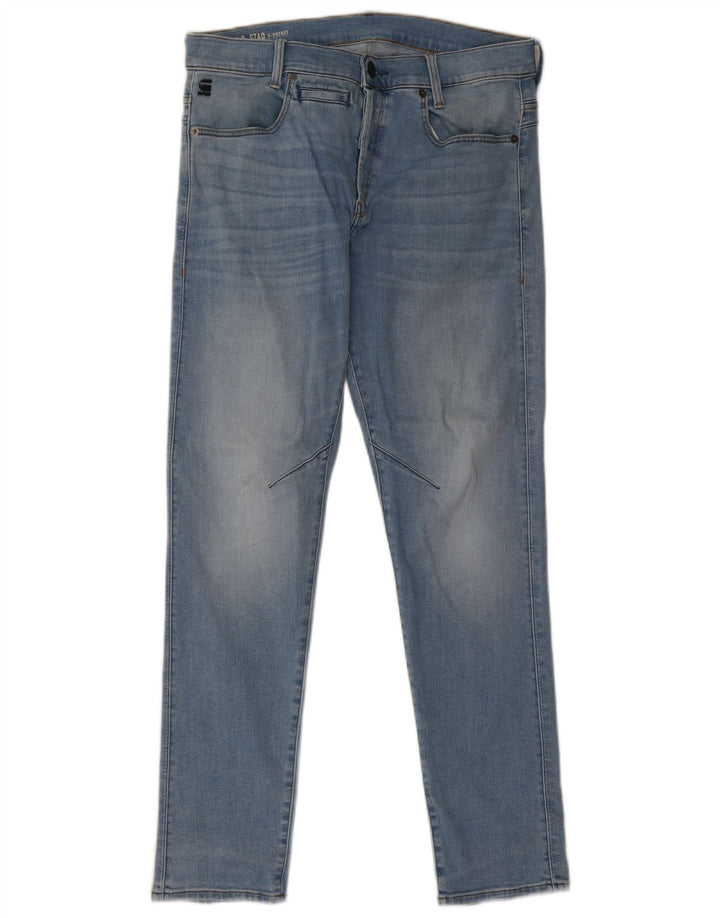 G-Star Mens Slim Jeans W32 L32 Blue Cotton