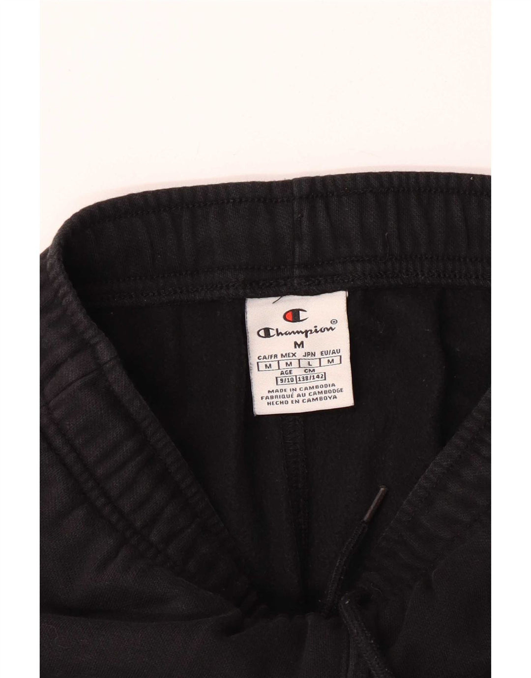 Champion Boys Tracksuit Trousers Joggers 9-10 Years Medium Black