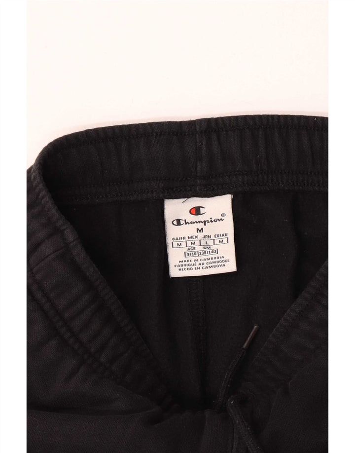 Champion Boys Tracksuit Trousers Joggers 9-10 Years Medium Black