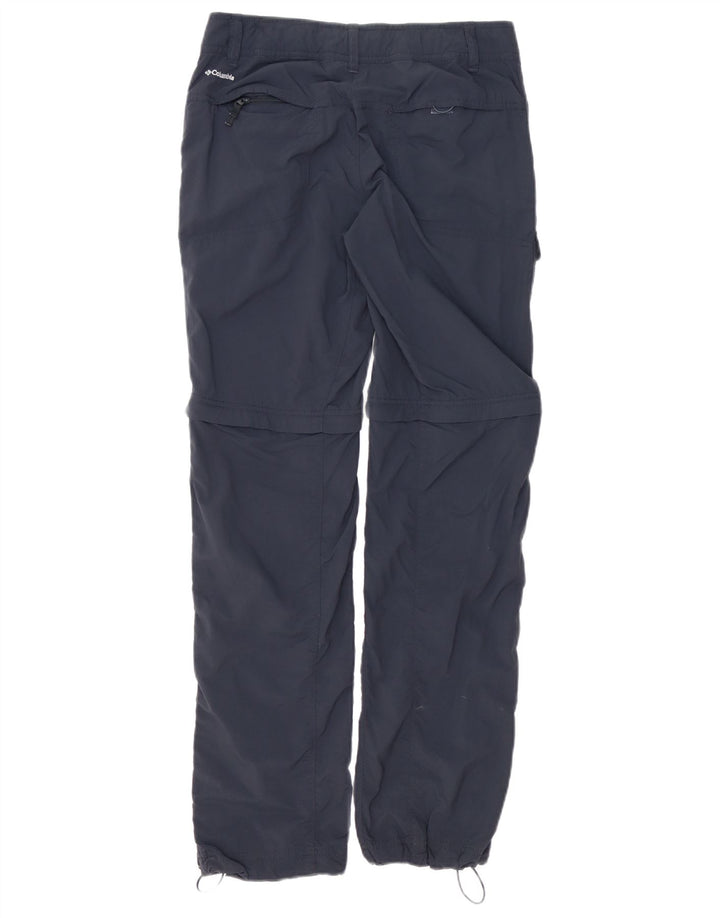 COLUMBIA Womens Regular Cargo Trousers US 4 Small W31 L28 Navy Blue