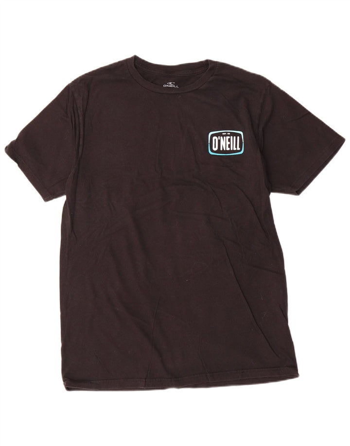 O'Neill Mens Modern Fit Graphic T-Shirt Top Medium Black Cotton