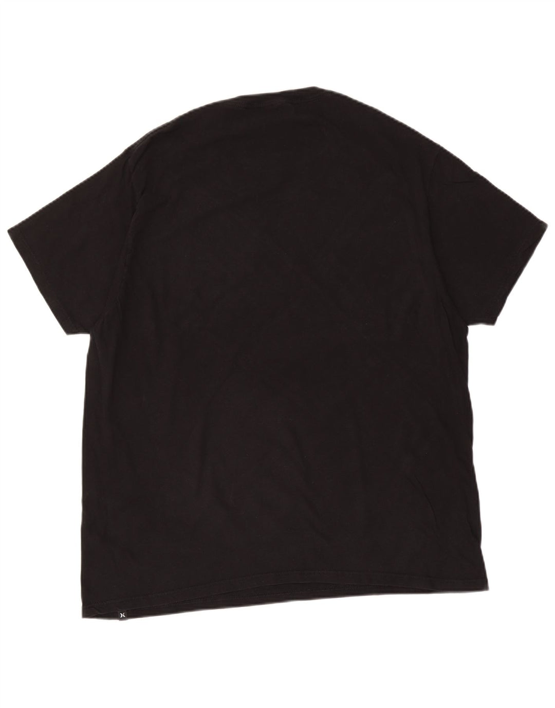 Hurley Mens Graphic T-Shirt Top XL Black Cotton