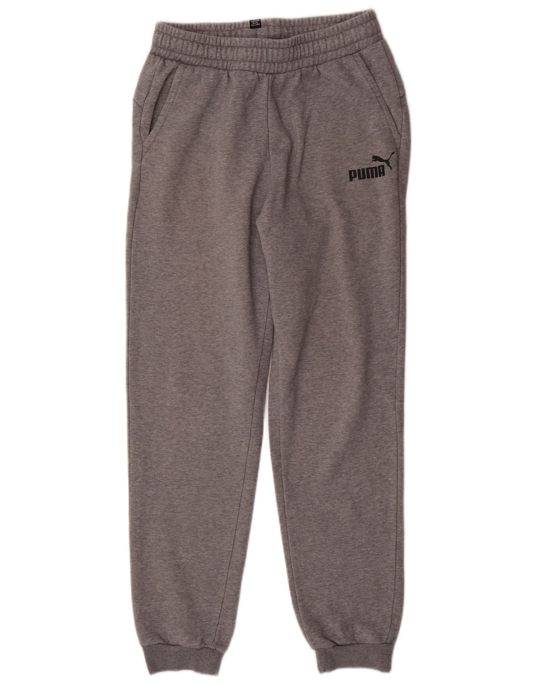 Puma Boys Tracksuit Trousers Joggers 15-16 Years  Grey Cotton
