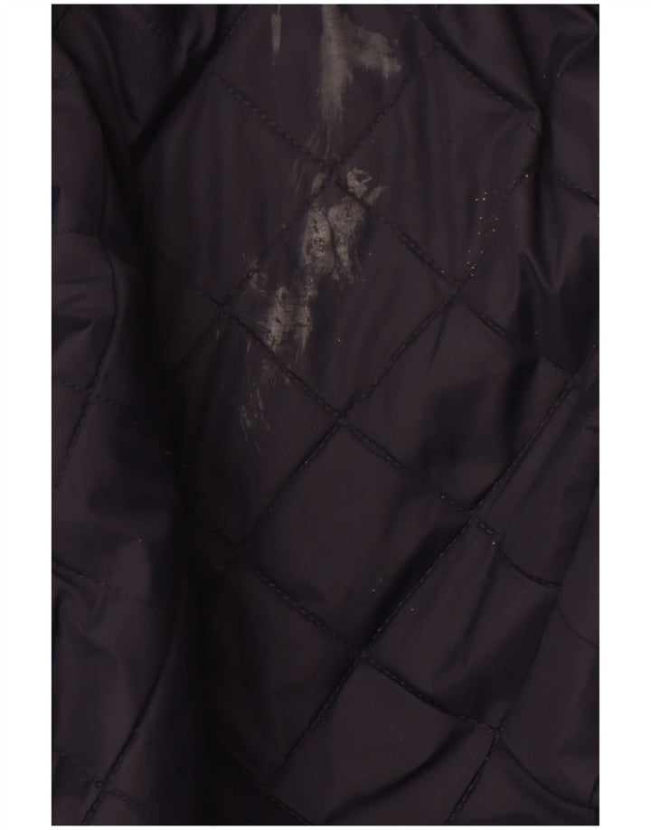 DICKIES Mens Lumberjack Flannel Shirt XS Navy Blue Check Wool