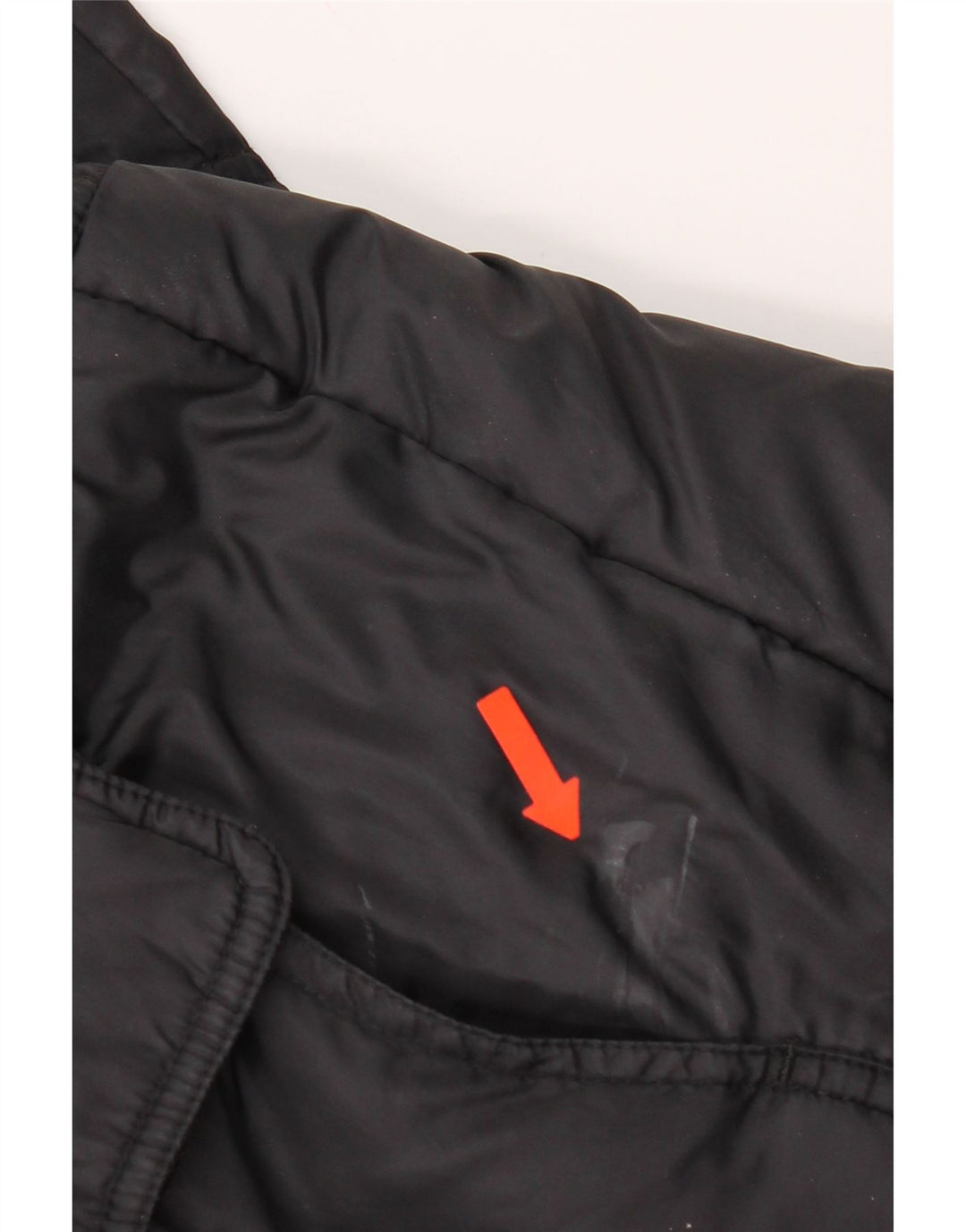 Fila Mens Hooded Padded Jacket IT 54 2XL Black Polyamide