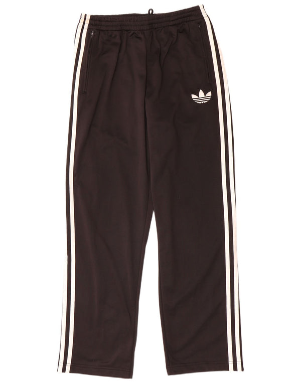 Adidas Mens Tracksuit Trousers Medium Black Polyester