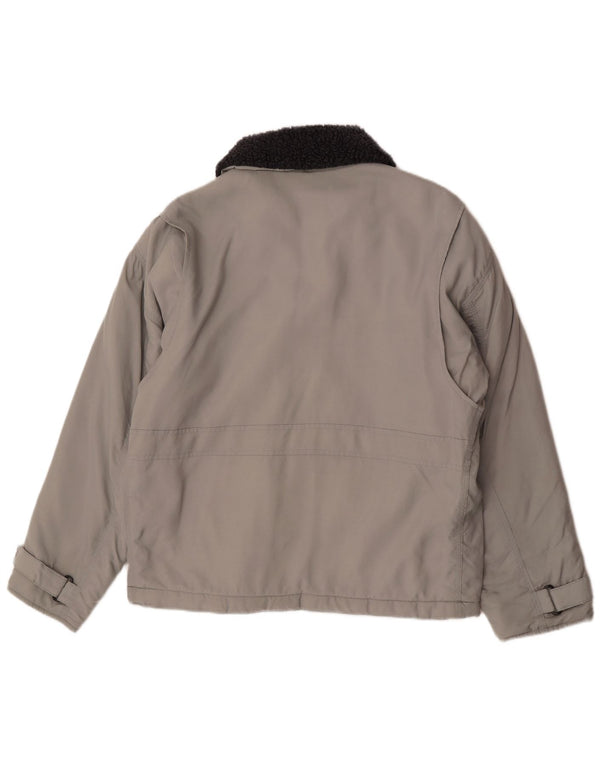 Caterpillar Mens Windbreaker Jacket UK 38 Medium Grey Colourblock