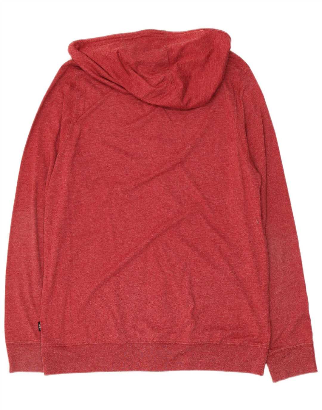 Vans Mens Zip Hoodie Sweater Large Red