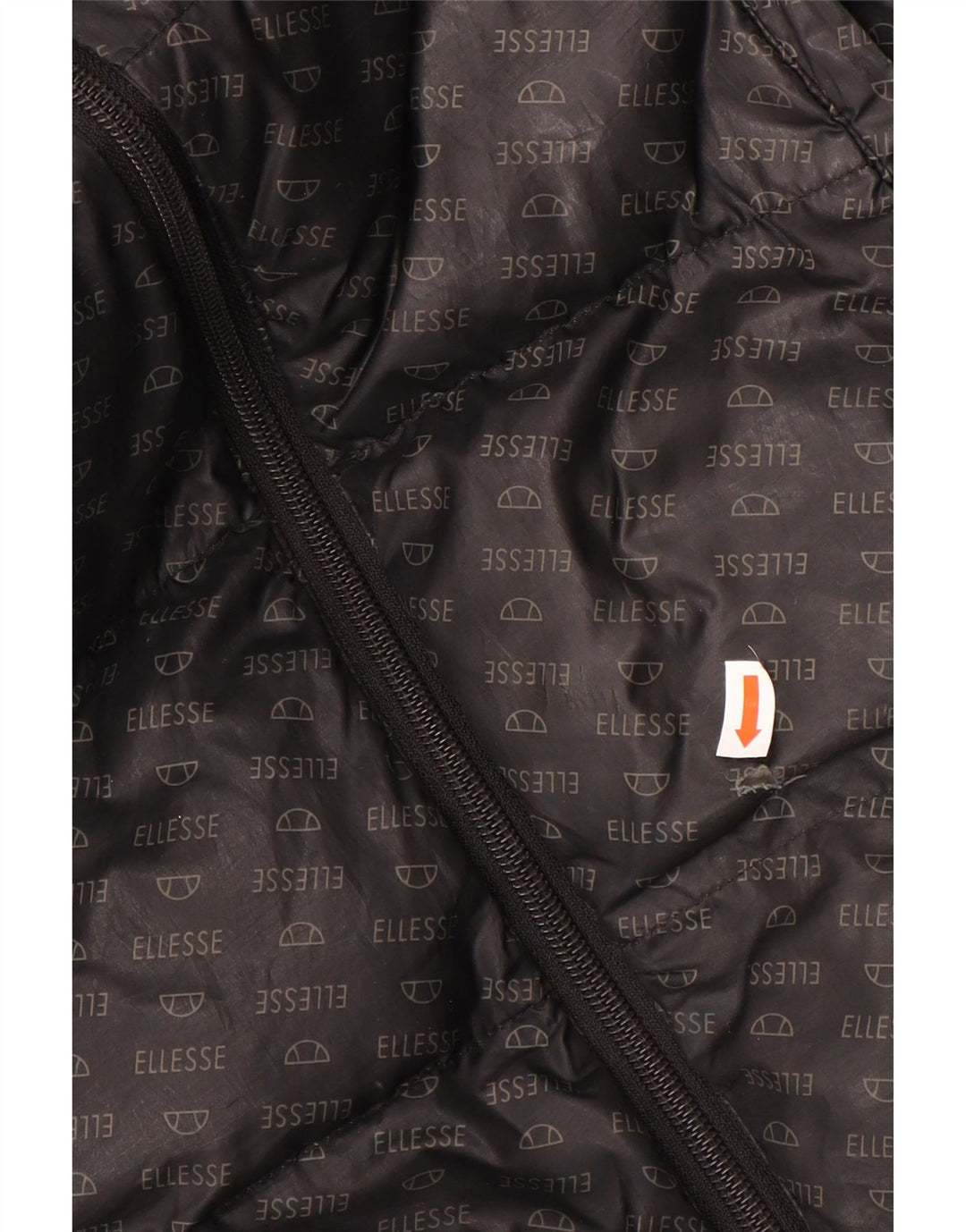 ELLESSE Boys Graphic Hooded Padded Jacket 12-13 Years Black Polyester