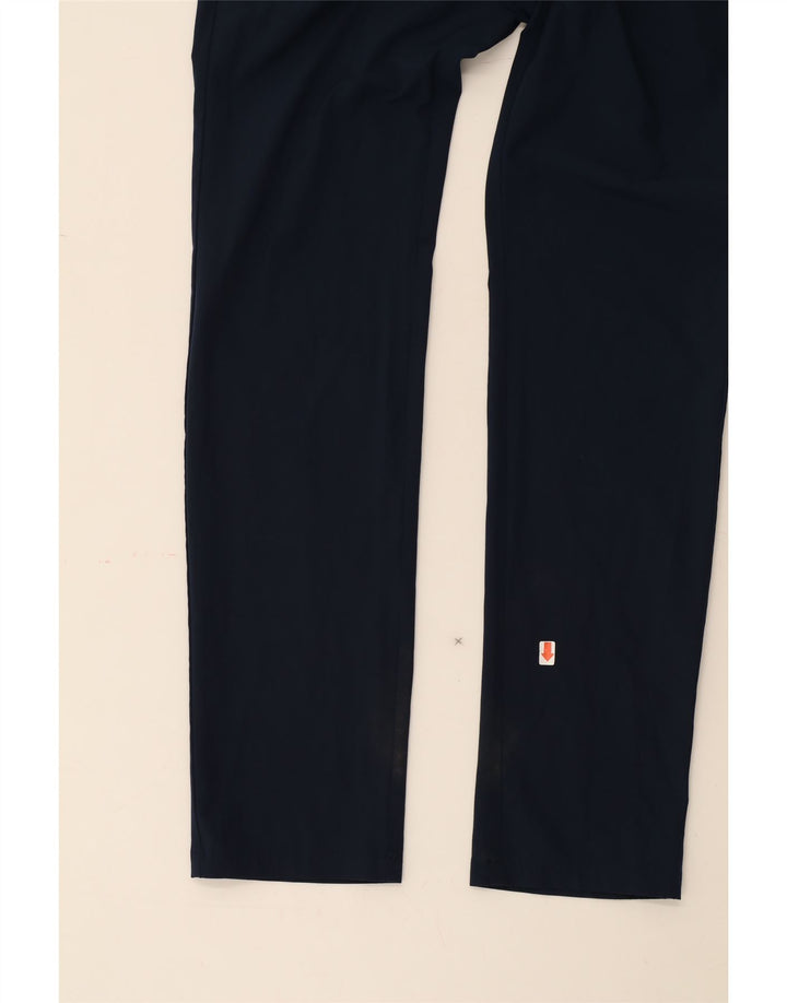ADIDAS Mens Slim Chino Trousers W32 L32 Navy Blue Polyester Vintage Adidas and Second-Hand Adidas from Messina Hembry 