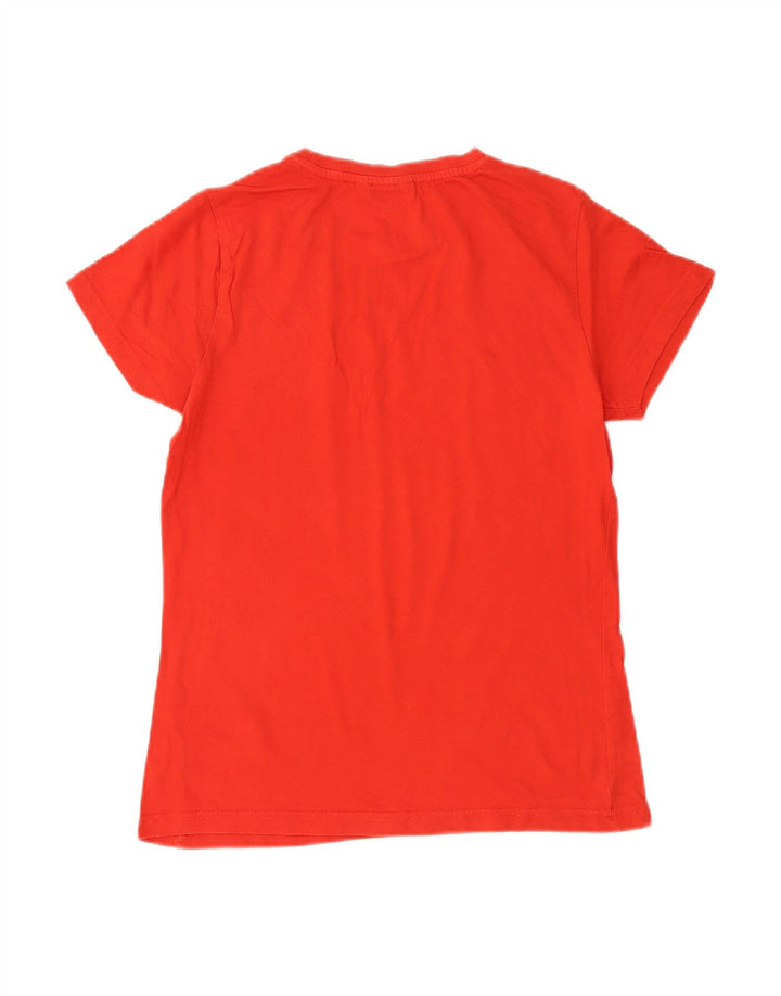 PUMA Womens Graphic T-Shirt Top UK 14 Medium Red