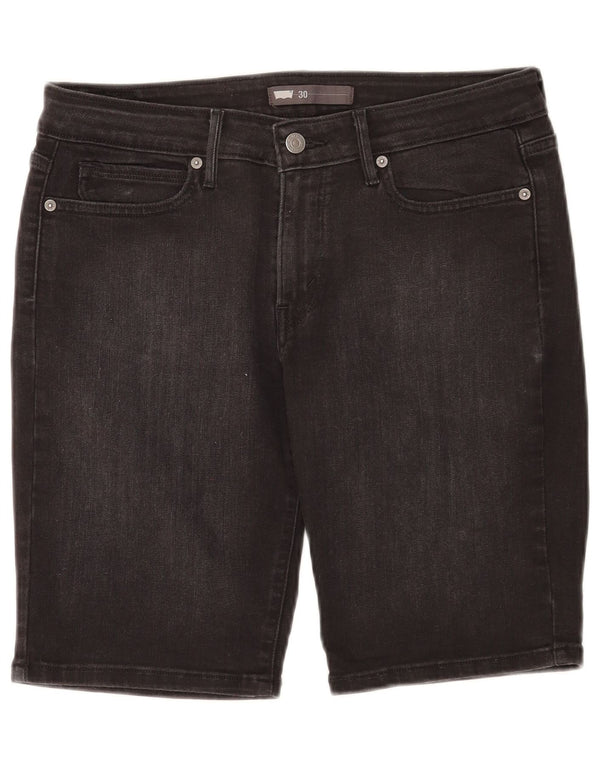 Levi's Mens Denim Shorts W30 Medium Black Cotton