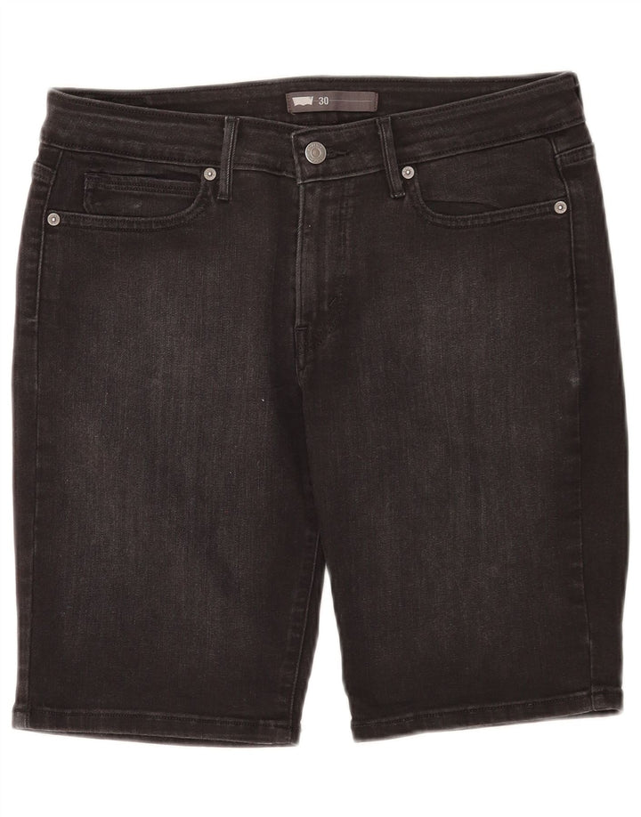 Levi's Mens Denim Shorts W30 Medium Black Cotton