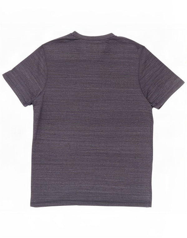 Jack & Jones Mens T-Shirt Top Medium Navy Blue Flecked Cotton
