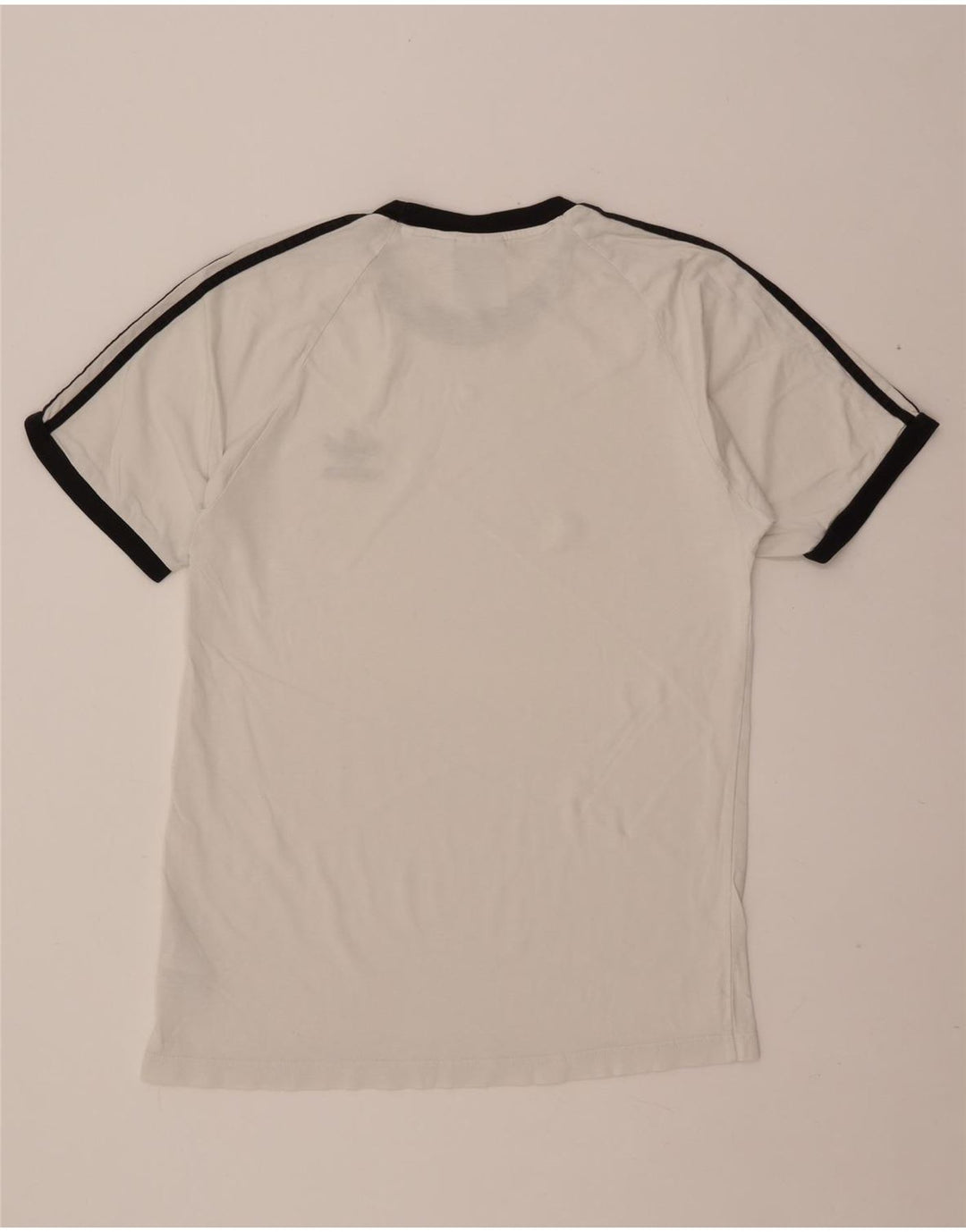 ADIDAS Mens T-Shirt Top Medium White Cotton