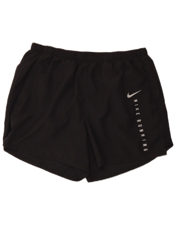 NIKE Mens Dri Fit Graphic Sport Shorts XL  Black Polyester