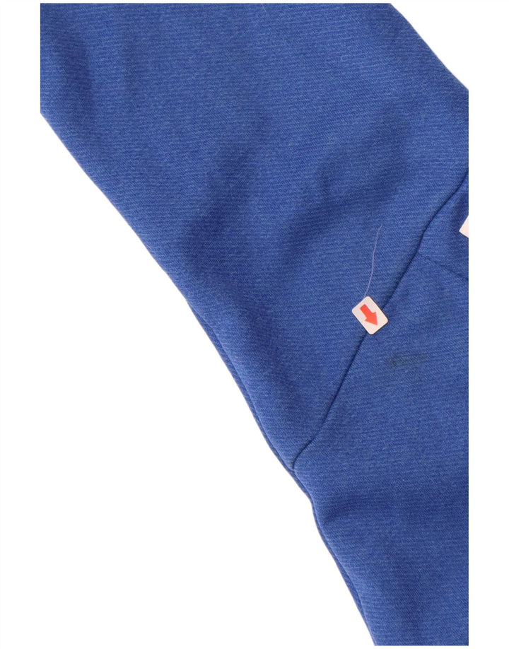 ADIDAS Mens Aeroready Zip Neck Pullover Tracksuit Top Medium Blue