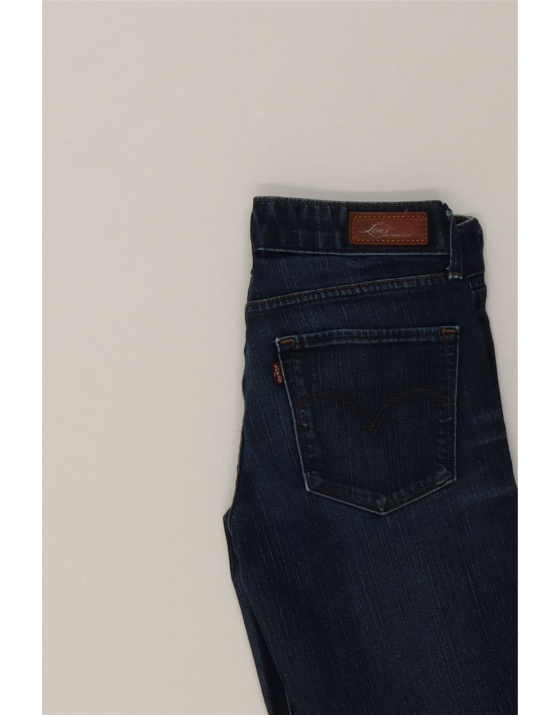 LEVI'S Womens Demi Curve Straight Jeans W25 L29 Blue Cotton Vintage Levi's and Second-Hand Levi's from Messina Hembry 