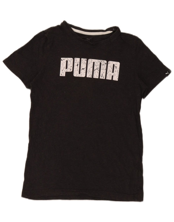 Puma Girls Graphic T-Shirt Top 13-14 Years Grey