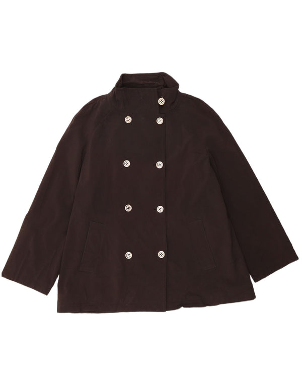 Calvin Klein Womens Pea Coat UK 18 XL Black Polyester