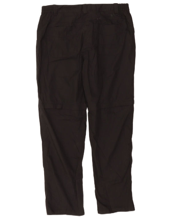 Mountain Warehouse Womens Slim Chino Trousers UK 16 Large W38 L31 Black