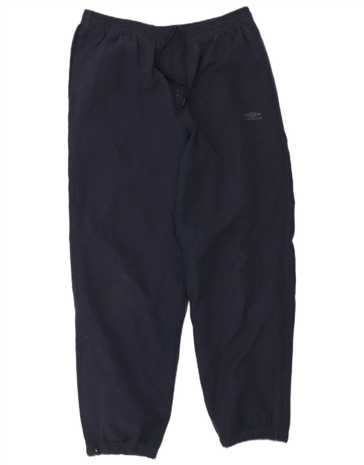 Umbro Mens Tracksuit Trousers Joggers Large Navy Blue Polyester