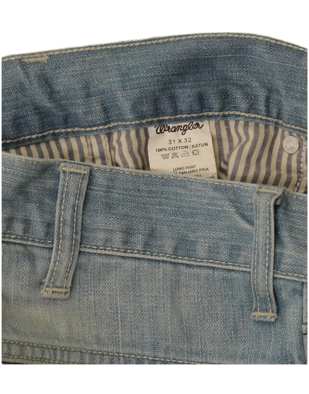 Wrangler Womens Straight Jeans  W31 L32 Blue Cotton