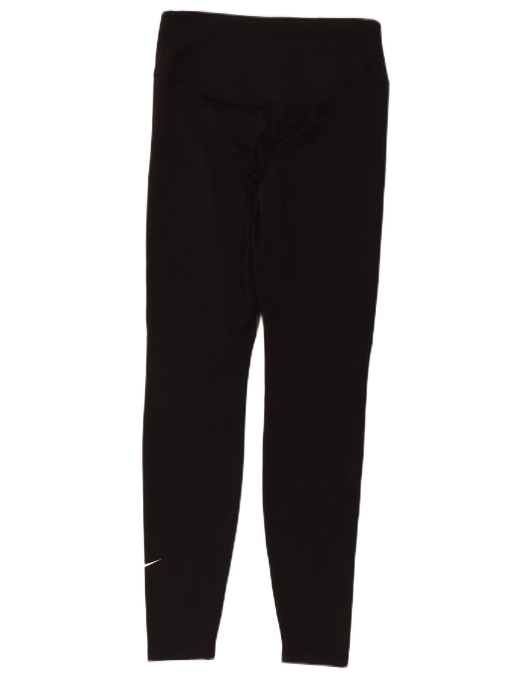 Nike Womens Dri Fit Leggings UK 14 Medium Black Polyester
