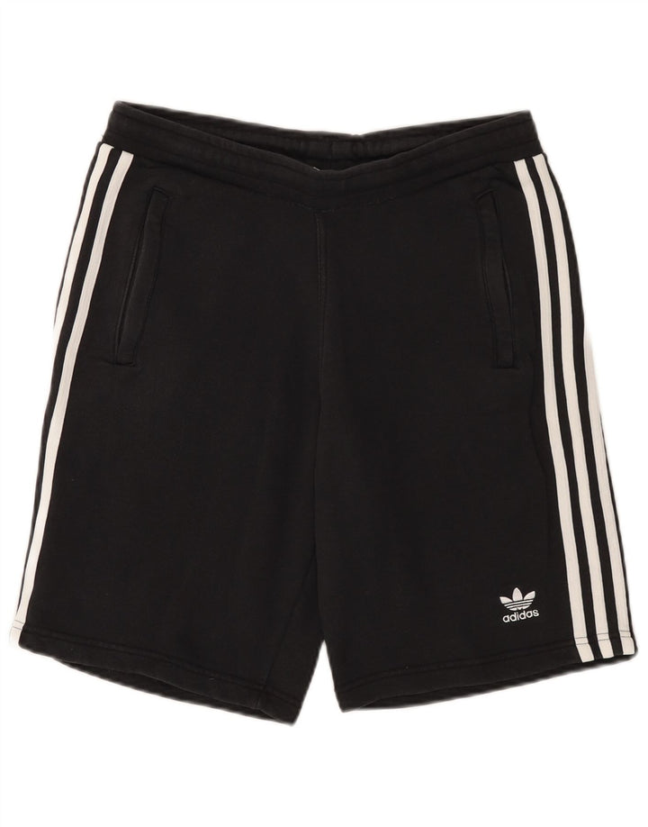 ADIDAS Mens Sport Shorts Medium  Black Cotton
