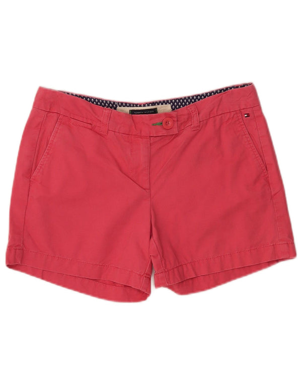 TOMMY HILFIGER Womens Chino Shorts US 4 Small W30  Pink Cotton