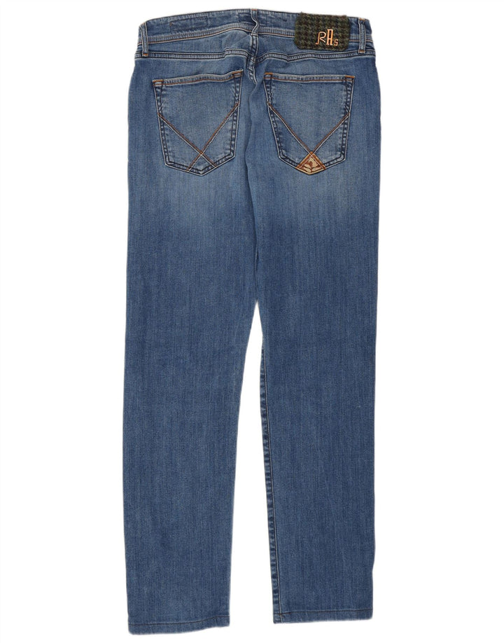 Roy Rogers Womens Straight Jeans W32 L30 Blue Cotton