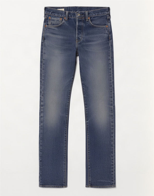 Levi's Mens Straight Jeans W30 L34 Blue Cotton