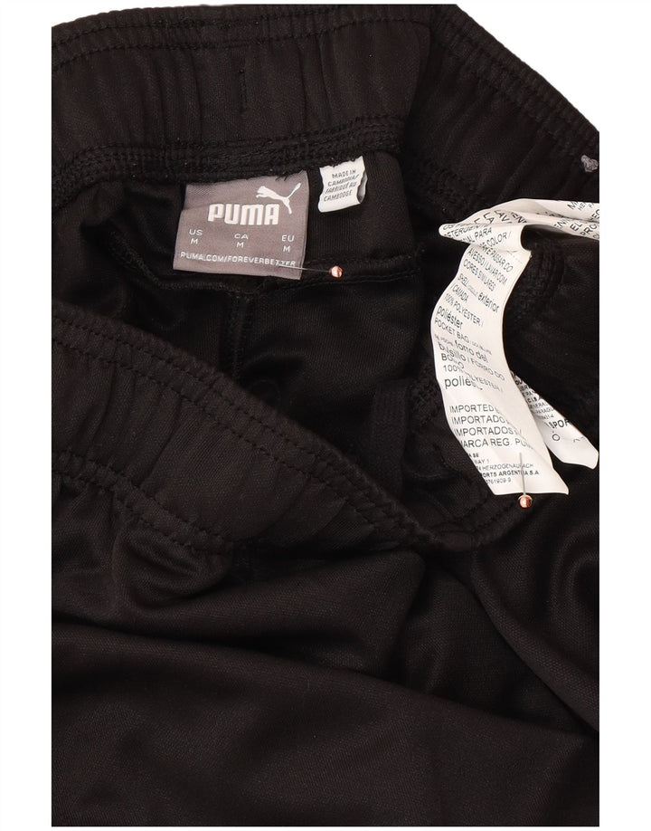 PUMA Mens Tracksuit Trousers Medium  Black Polyester