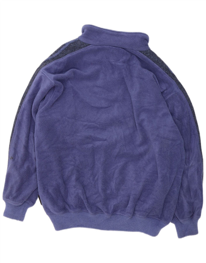 Silvy Mens Fleece Jacket UK 44 2XL Purple