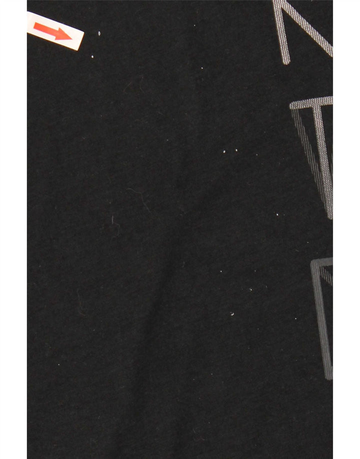 Nike Mens Dri Fit Graphic T-Shirt Top XL Black Polyester