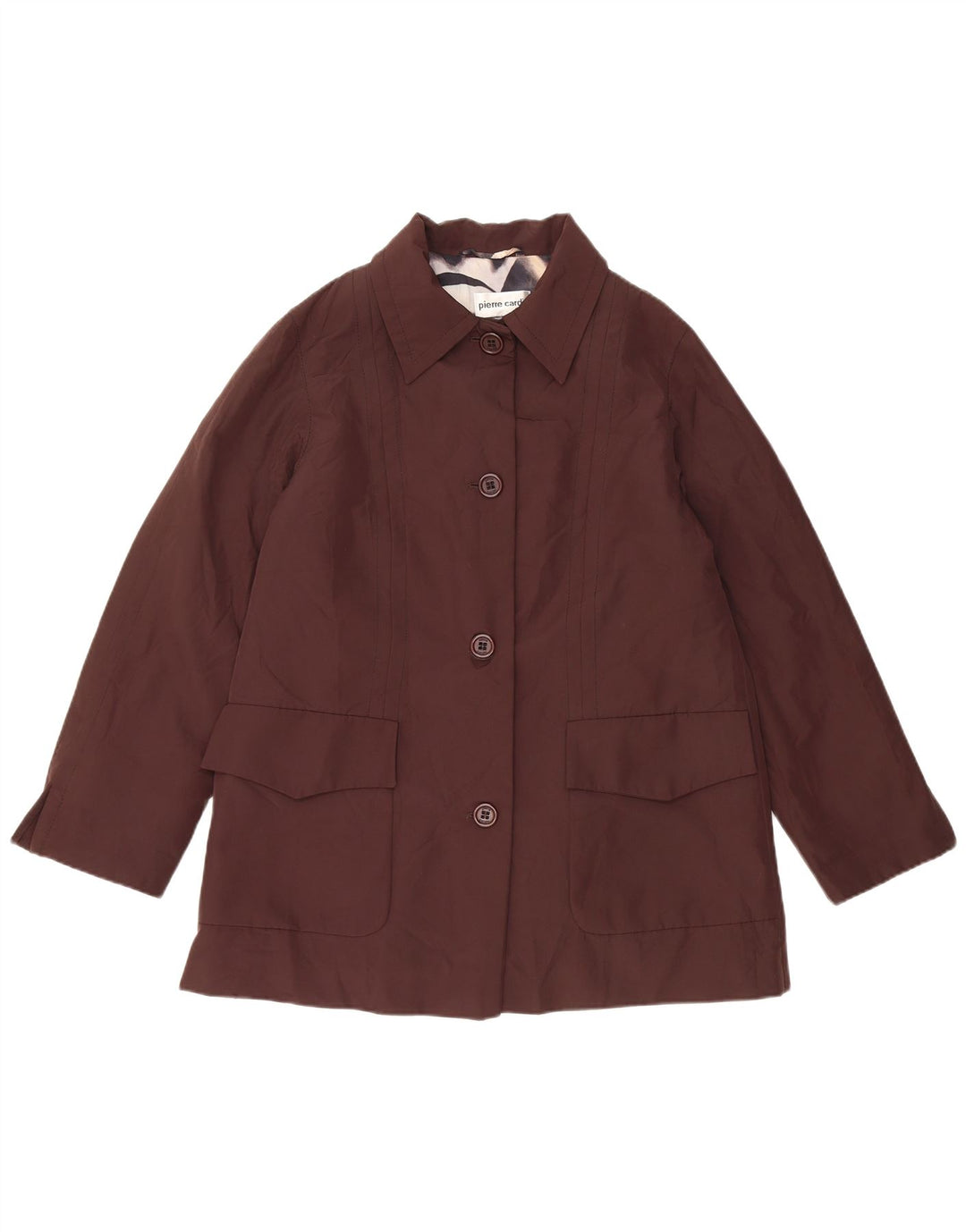 Pierre Cardin Womens 4 Button Blazer Jacket UK 14 Medium Brown