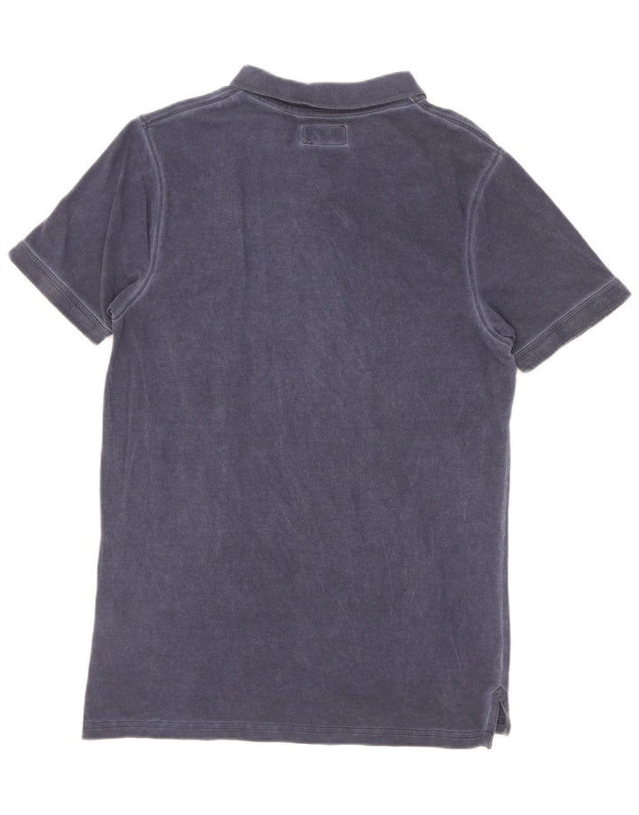 Liu Jo Mens Polo Shirt Small Navy Blue Cotton