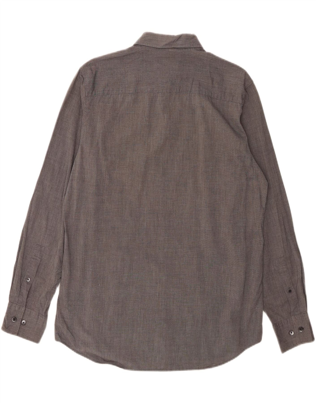 CALVIN KLEIN Mens Modern Fit Shirt Medium Grey Cotton
