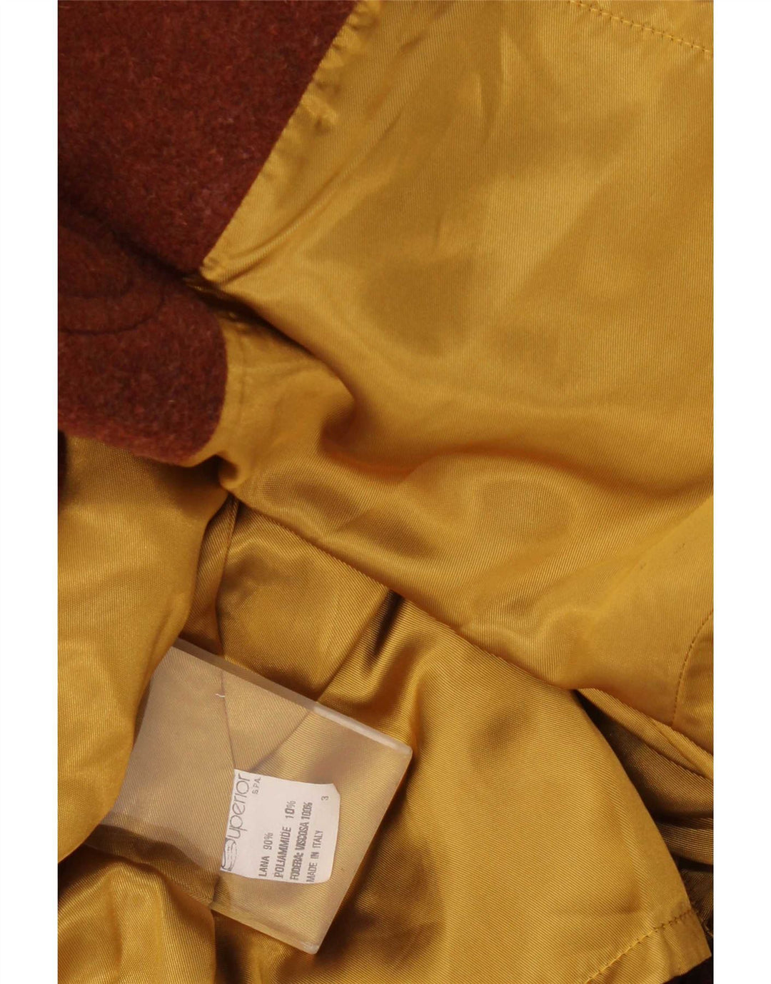 Superior Womens Oversized Duffle Coat US 3 XS Brown Wool