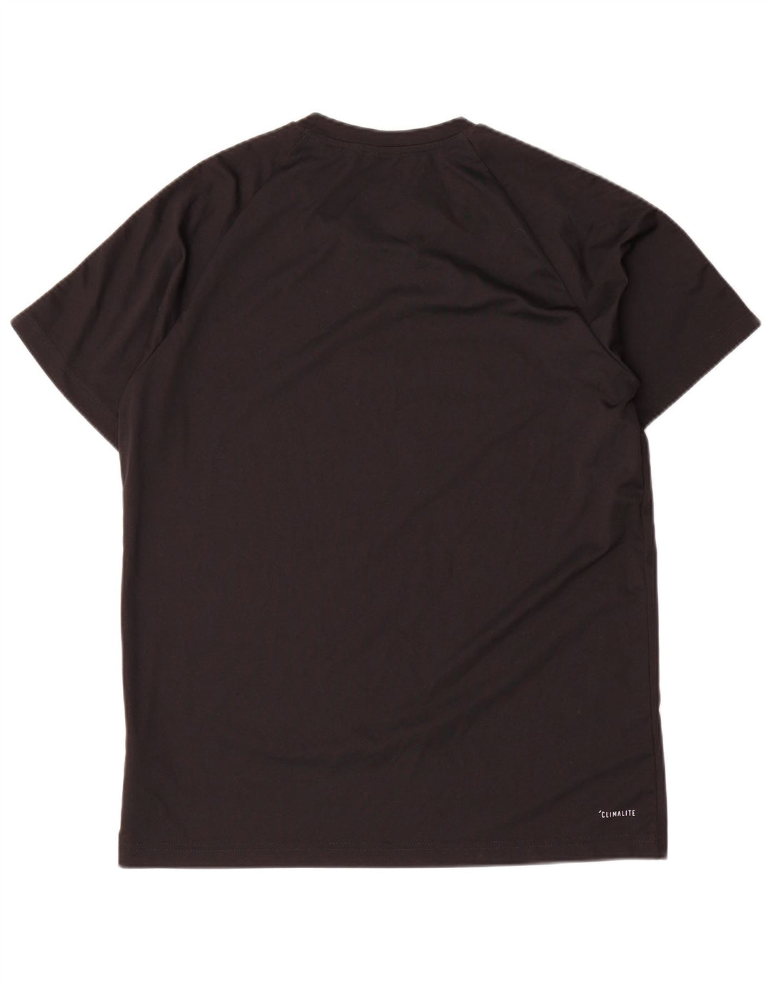 Adidas Mens Climalite T-Shirt Top Large Black Polyester