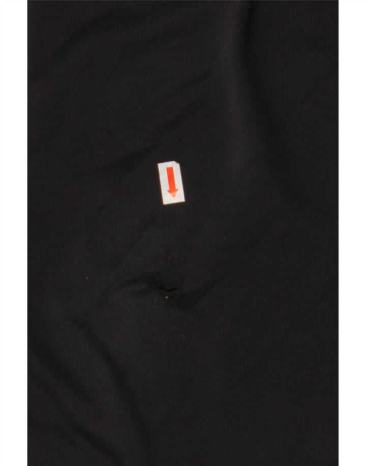 ADIDAS Womens Tracksuit Trousers UK 12 Medium Black Polyester