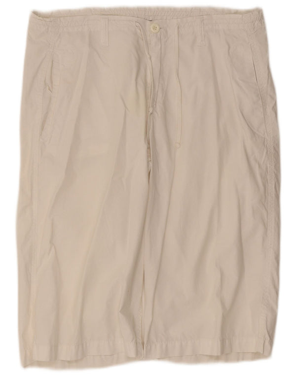 Replay Mens Bermuda Shorts W31 Medium White Cotton