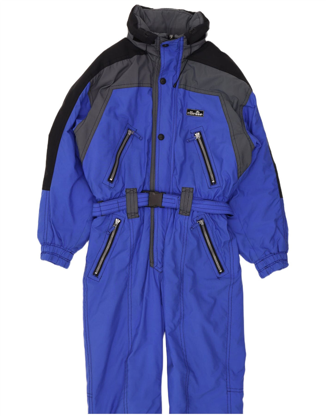 Ellesse Mens Ski Jumpsuit IT 54 XL Blue Colourblock Polyamide