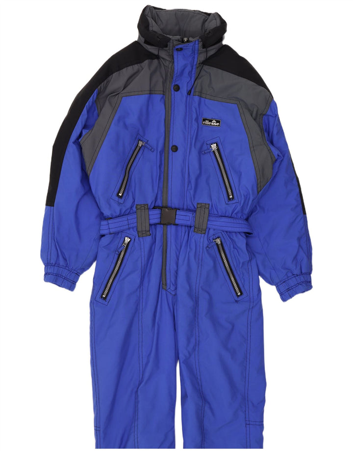 Ellesse Mens Ski Jumpsuit IT 54 XL Blue Colourblock Polyamide