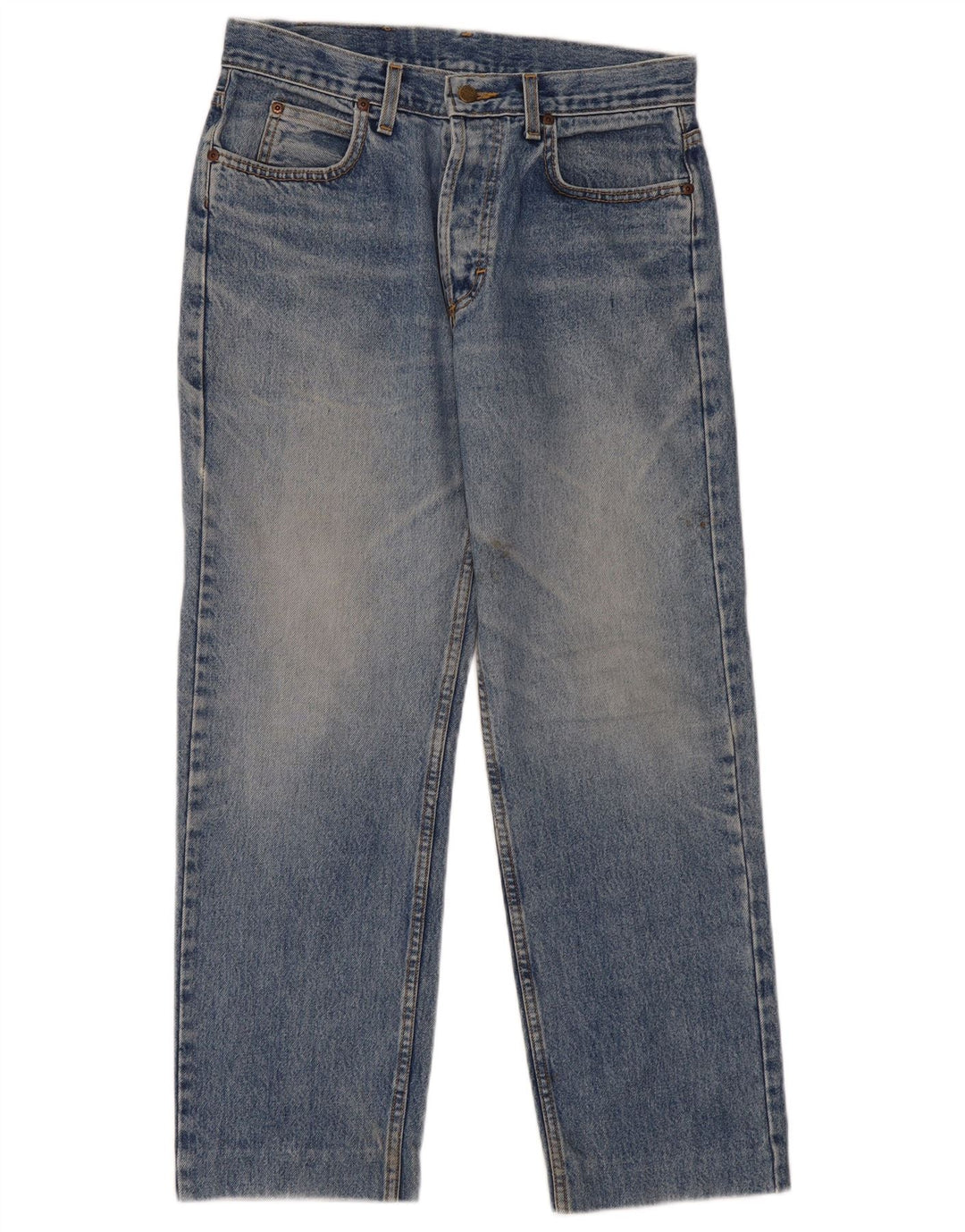 Lee Womens Chicago Straight Jeans W32 L29 Blue Cotton