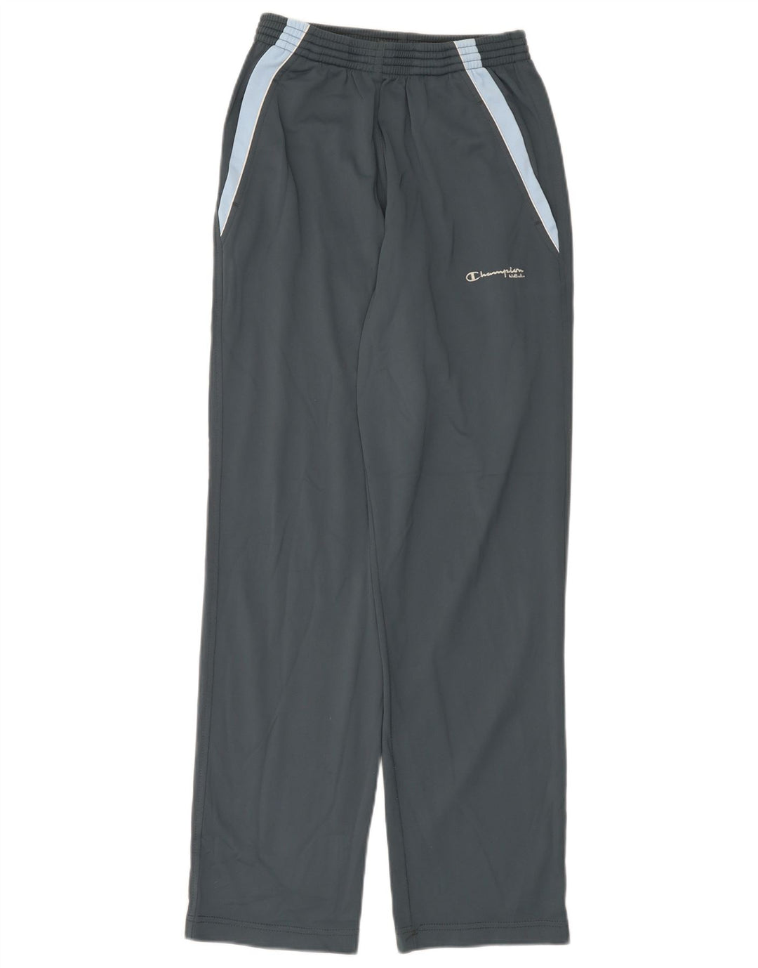 Champion Mens Tracksuit Trousers Small Grey Colourblock Polyester