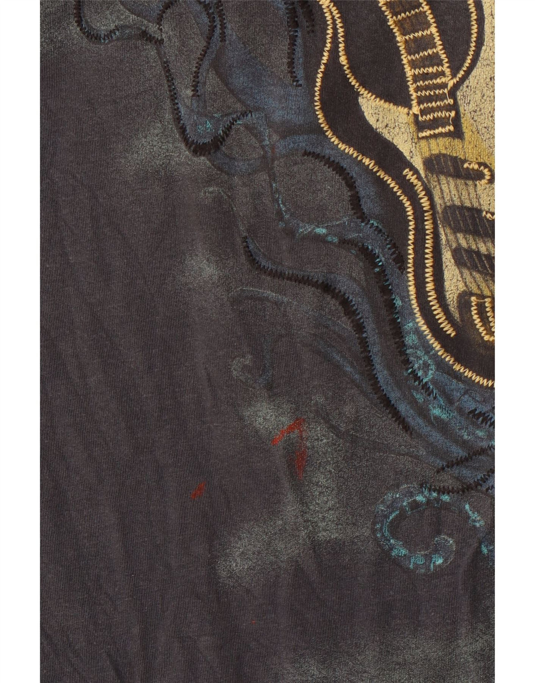 HARD ROCK Mens Malta Graphic T-Shirt Top Medium Grey Cotton